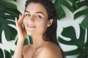 Woman with youthful skin after MedSpa treatment in Alexandria, VA